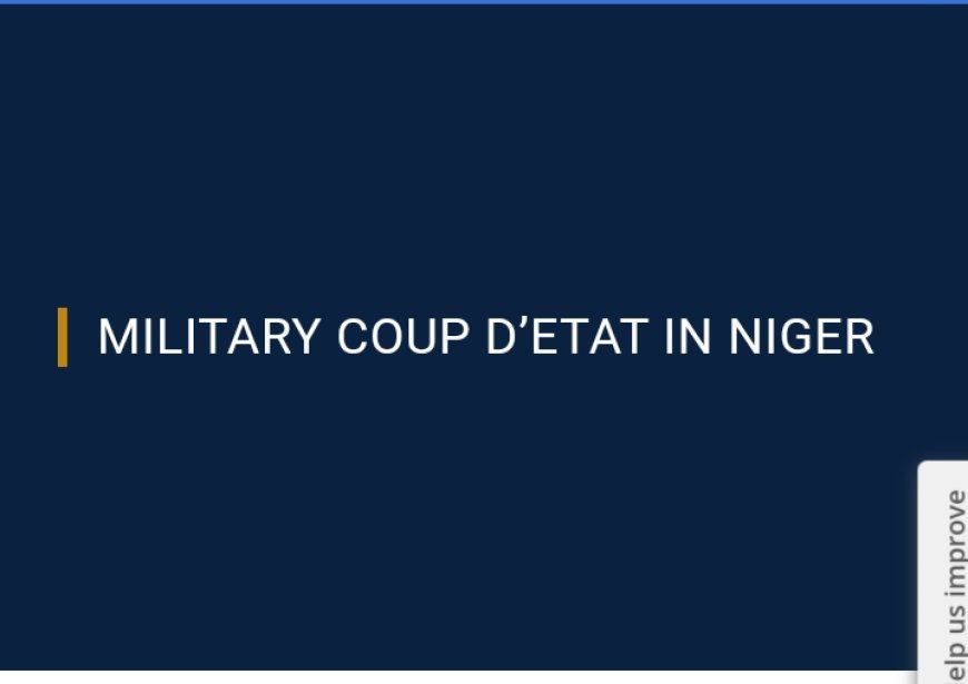 Military Takeover Government in Niger Republic